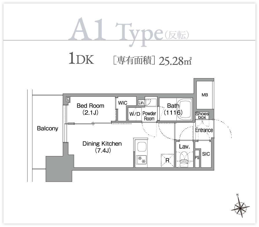 A1type（反転）