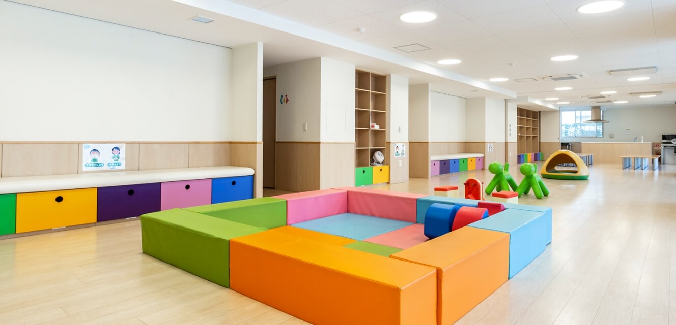 約40坪の屋内キッズルーム。