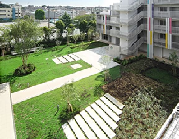 緑豊かなミニパーク