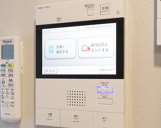 TVモニター付インターホン