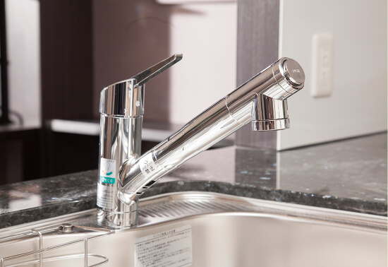 浄水機能付きシャワー水栓