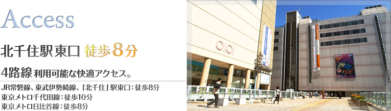 北千住駅徒歩8分