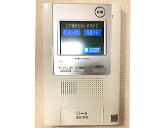 カラーモニター付ハンズフリーインターホン