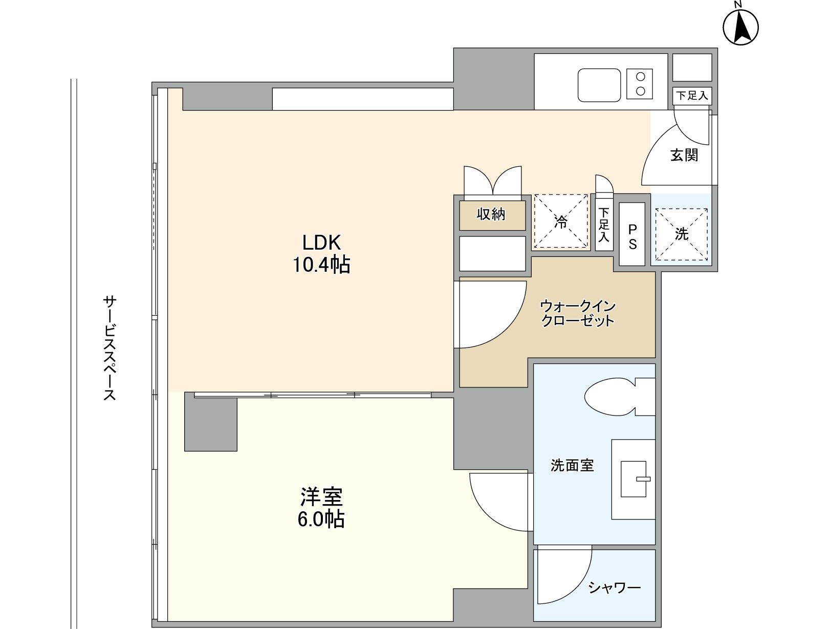 B2タイプ 間取り図