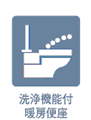 洗浄機能付暖房便座