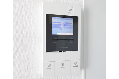 カラーモニターTV付インターホン