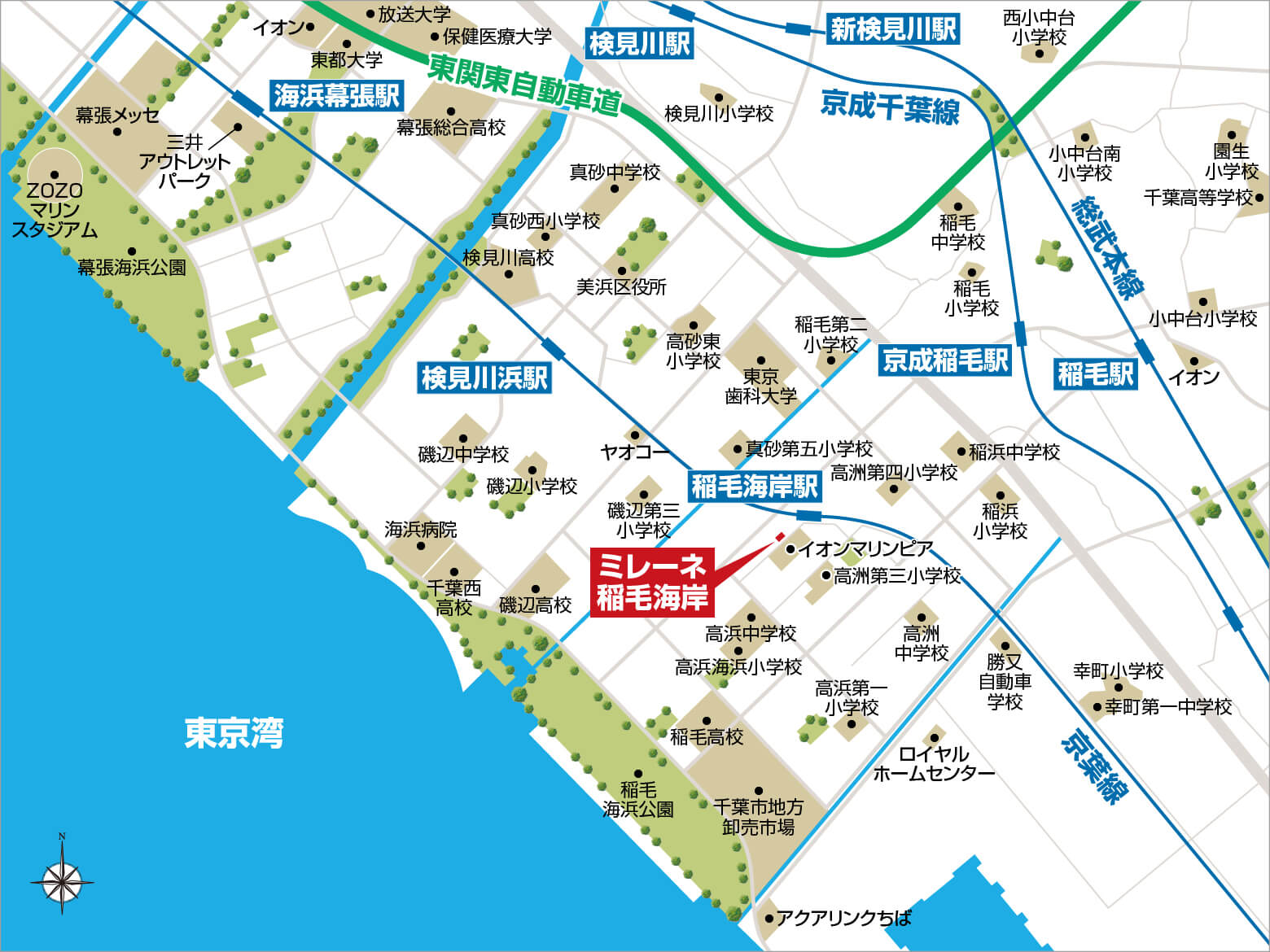 現地案内図