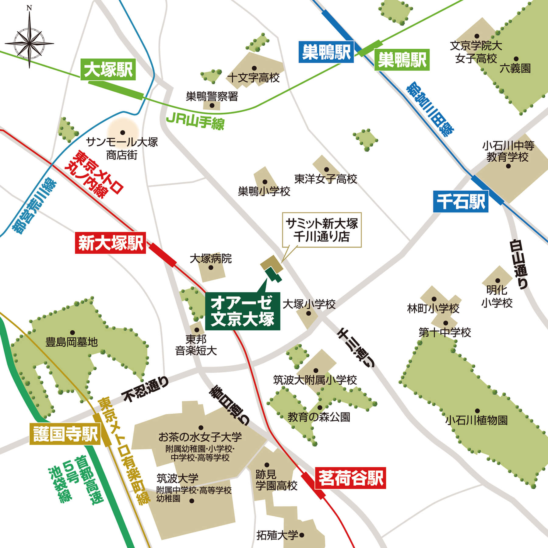 現地案内図