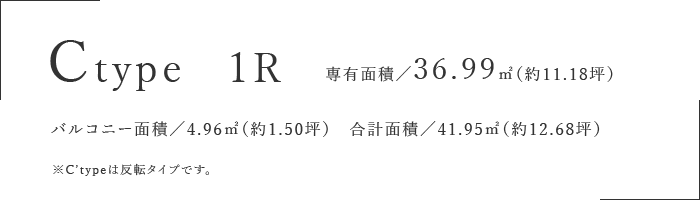 Ctype 1R 36.99㎡