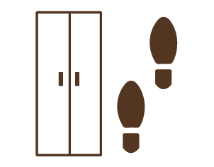 シューズインクローゼット（B,C,Dタイプのみ）
